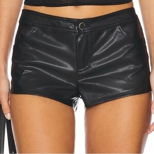 REVOLVE SUPERDOWN LEATHER MICROSHORT